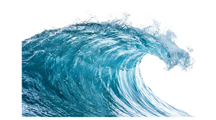 Crashing ocean wave isolated on transparent background © Emdadul