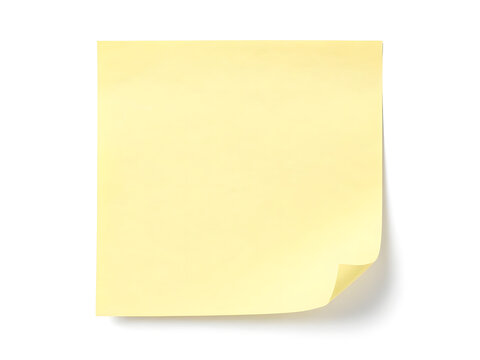 yellow note paper