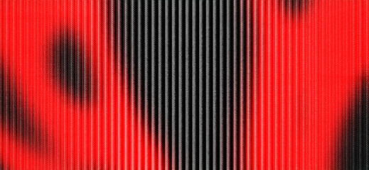 Abstract vertical line texture background with striking red and black gradient shadows, digital halftone effect, ideal for modern website banners, energetic flyers, and bold posters. © Melvin