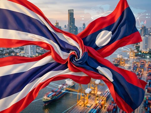 Thailand and Laos bilateral diplomatic relations, cross-border trade, ASEAN regional integration, economic partnership, supply chain logistics, maritime transport, infrastructure development, neighbor