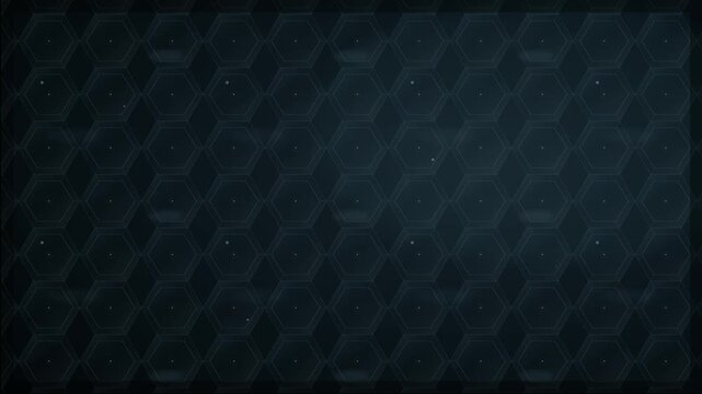Seamless cellular hexagonal pattern animation featuring dark motion background elements for professional graphic design and digital media production projects today