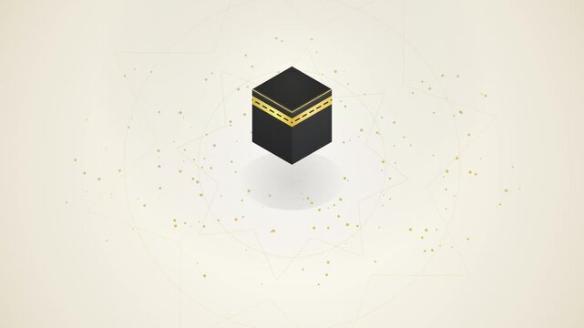 Abstract Golden Spiral Motion Graphics Background with Digital Grid Texture and Dark Backdrop
