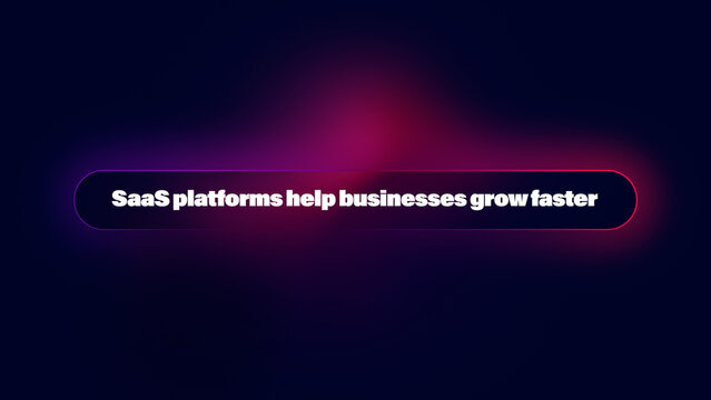 SaaS Titles with Colorful Background