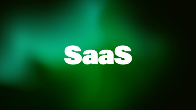 SaaS Text Animations with Colorful Background