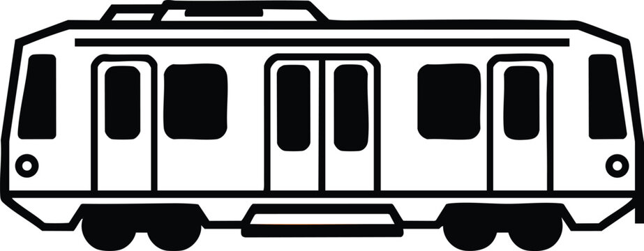 Simple Train Illustration