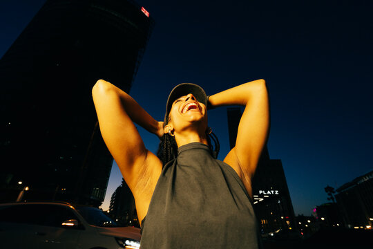 Laughing Woman Night City