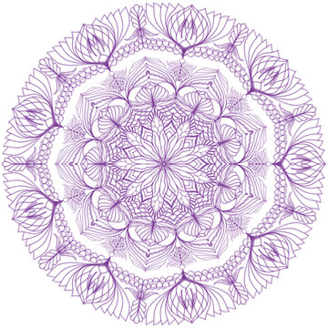 mandala round ornament