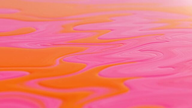Pink and orange fluid bands slowly swirl and morph across an abstract digital background. Presentation backdrops, website design, and social media graphics.