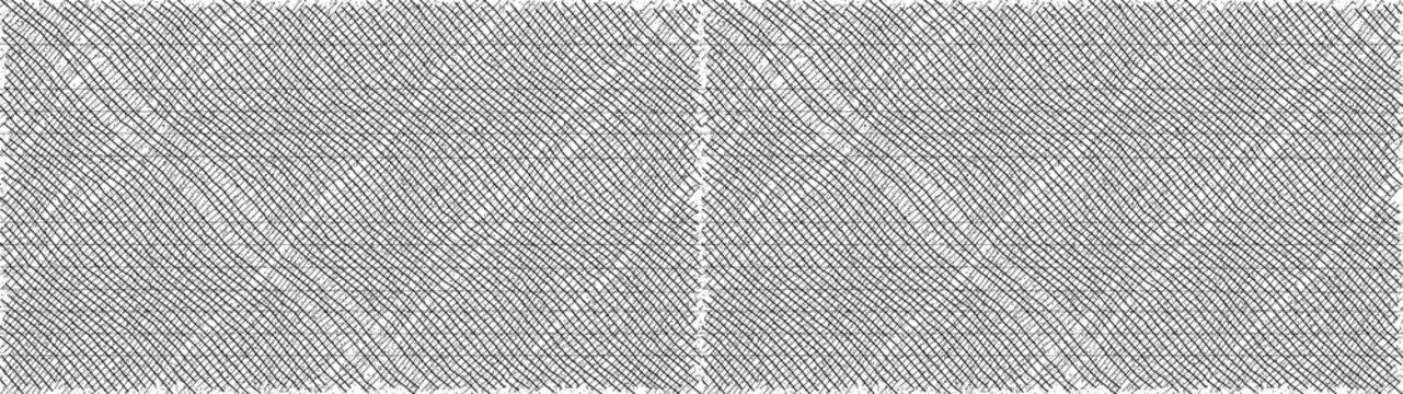 Crosshatch wave grid pattern with distressed texture for rustic industrial design concepts.