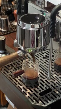 coffee machine in the kitchen