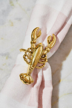 Lobster napkin ring