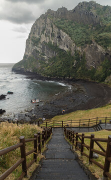 Steps to Songaksan Cove