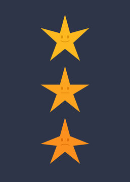 Stars sparkle differently