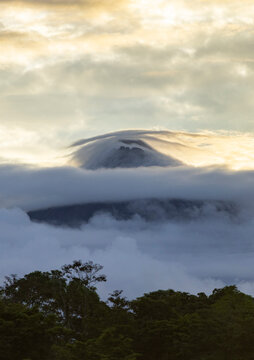 Vertical image Arenal Volcano Costa Rica