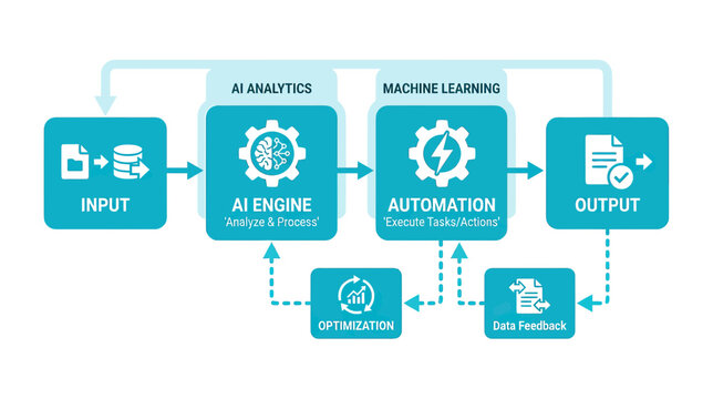 AI Analytics and Machine Learning Process Flow