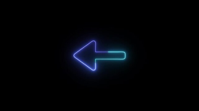 Left Arrow Icon Collection With Directional Navigation Movement Backward Pointer Vector Graphic Elements