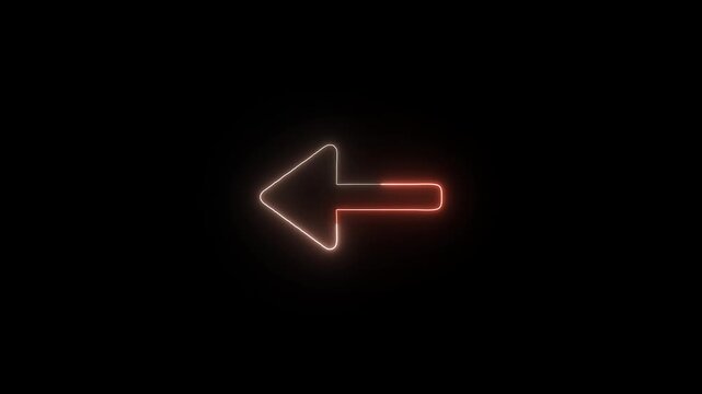 Left Arrow Icon Collection With Directional Navigation Movement Backward Pointer Vector Graphic Elements

