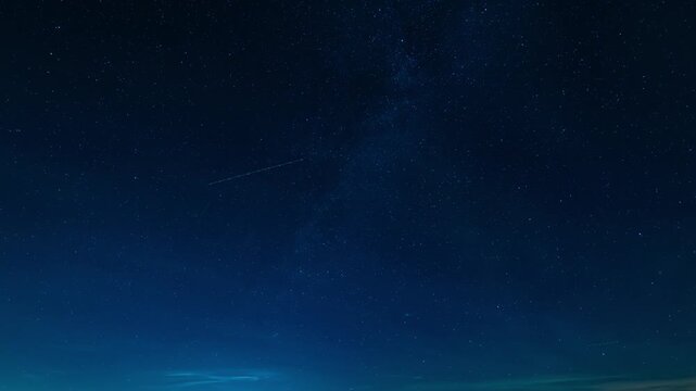 Starry North Night Sky Time Lapse Astrophotography