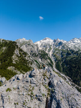 Exploring the majestic peaks of valbone teth in albania's kuk&euml;s region