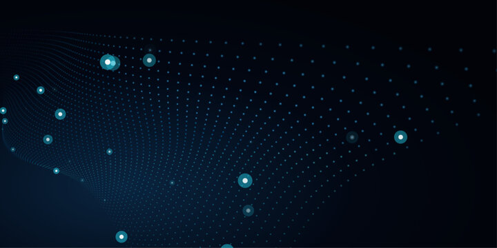 Blue Analytics Background Vector, Data Analysis Graph, Business Statistics, Technology Dashboard and Financial Chart Design
