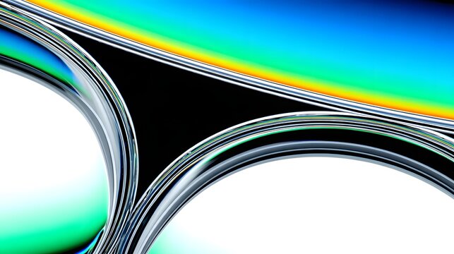 chemical droplets touching without immediately blending, intricate surface tension, crisp reflections, macro scientific photography, clean background