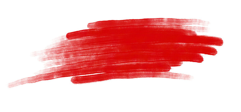 Red Brush Stroke: A vibrant red brush stroke, rendered with a watercolor effect, creates a dynamic and energetic artistic element. The texture suggests movement and passion.
