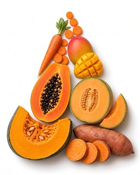 Vitamin A rich orange foods