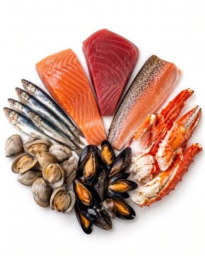 Vitamin B12 rich seafood