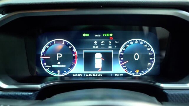 speedometer and dashboard
