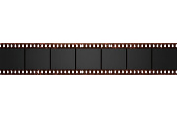 Fototapeta premium Brown vintage photographic film strip