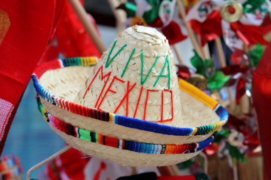 Sombrero mexicano, artesan&iacute;a popular.