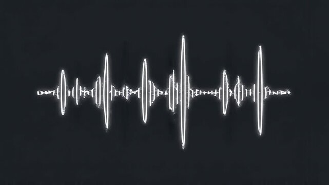 Audio waveform progression during sound recording and editing process for digital content creation