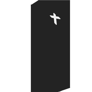Black coffin 