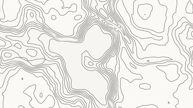 Abstract topographic map contour lines background