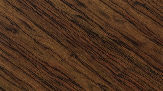 Exotic Macassar Ebony Wood Grain Texture, Dark Brown Natural Pattern Background, Luxury Material Surface