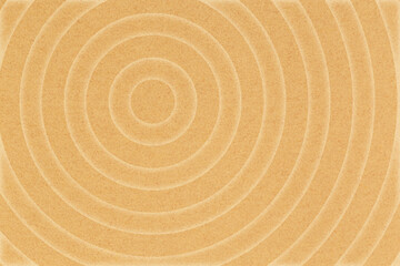 Fototapeta premium illustration of raked sand rings in Japanese Zen garden