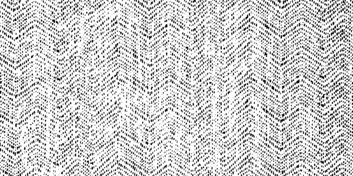 Vector fabric texture. Distressed texture of weaving fabric. Grunge background. Abstract halftone vector illustration. Black isolated on white. EPS10.