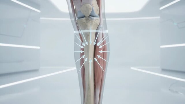 Medial Tibial Stress Syndrome Showing Repetitive Tibial Loading for Sports Medicine Education