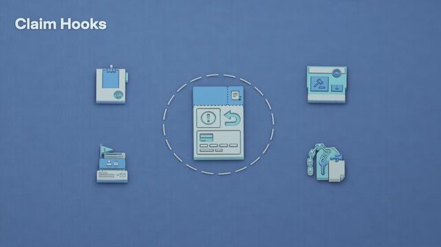 A chargeback reverses a sale while liens, wage garnishment and collection demands wait outside the focus. Flat 3D style with an English title card.