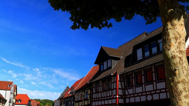 the german city of schluechtern 4k video