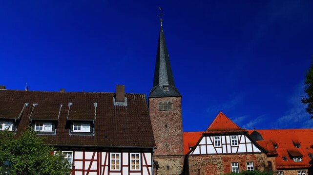 the german city of schluechtern 4k video