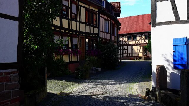 the german city of schluechtern 4k video