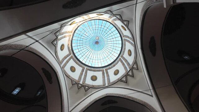 A view of the historic Grand Mosque in the city of Bursa, Turkey. It is one of the country's most important mosques.