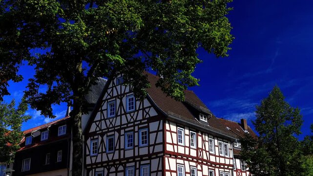the german city of schluechtern 4k video