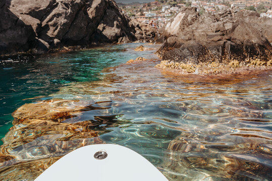Dramatic Rocky Sea Stacks Rising from the Clear Mediterranean Sea