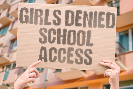 "Girls denied school access" Educational system excludes young women. EDUCATION. ACCESS. GENDER. EXCLUSION.