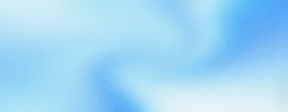 Abstract blue gradient background with soft grainy texture