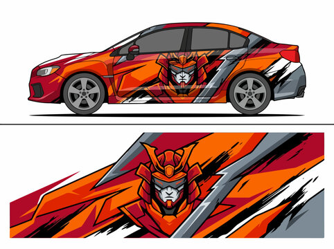 Transformers Style Car Artwork Illustration