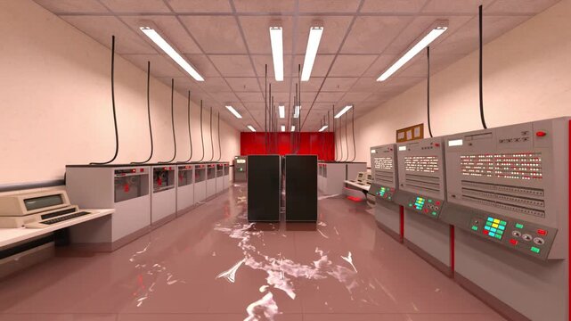 データセンター　3DCGレンダリング