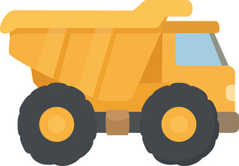 Coal Mining Dump Truck Illustration © maridownload